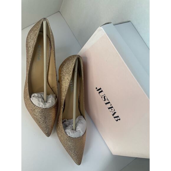 New in Box JustFab- Rose Gold Teyla Pumps - Size 9 - Picture 6 of 6